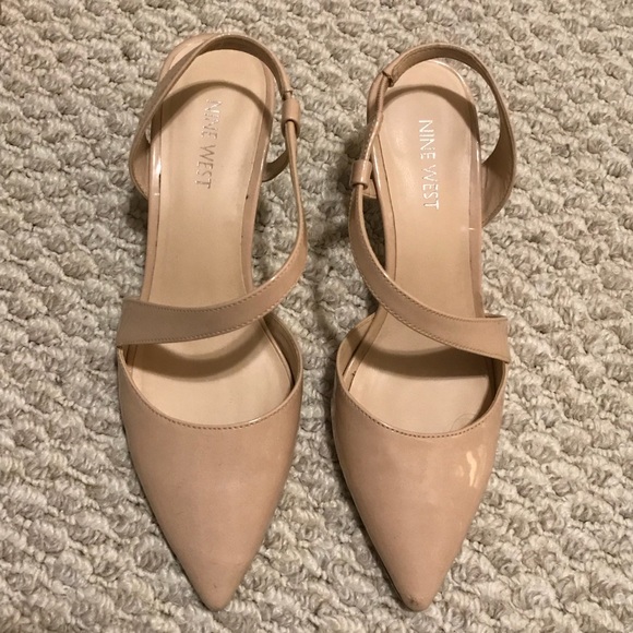 9 west kitten heels